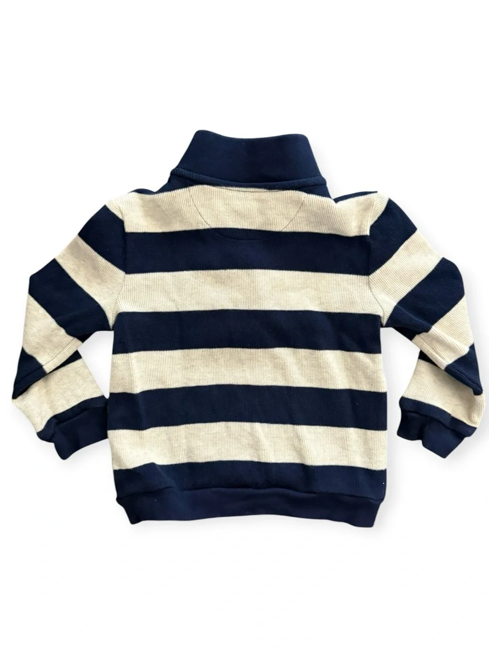 Ralph Lauren Navy and Cream Striped Toddler Pullover 18M